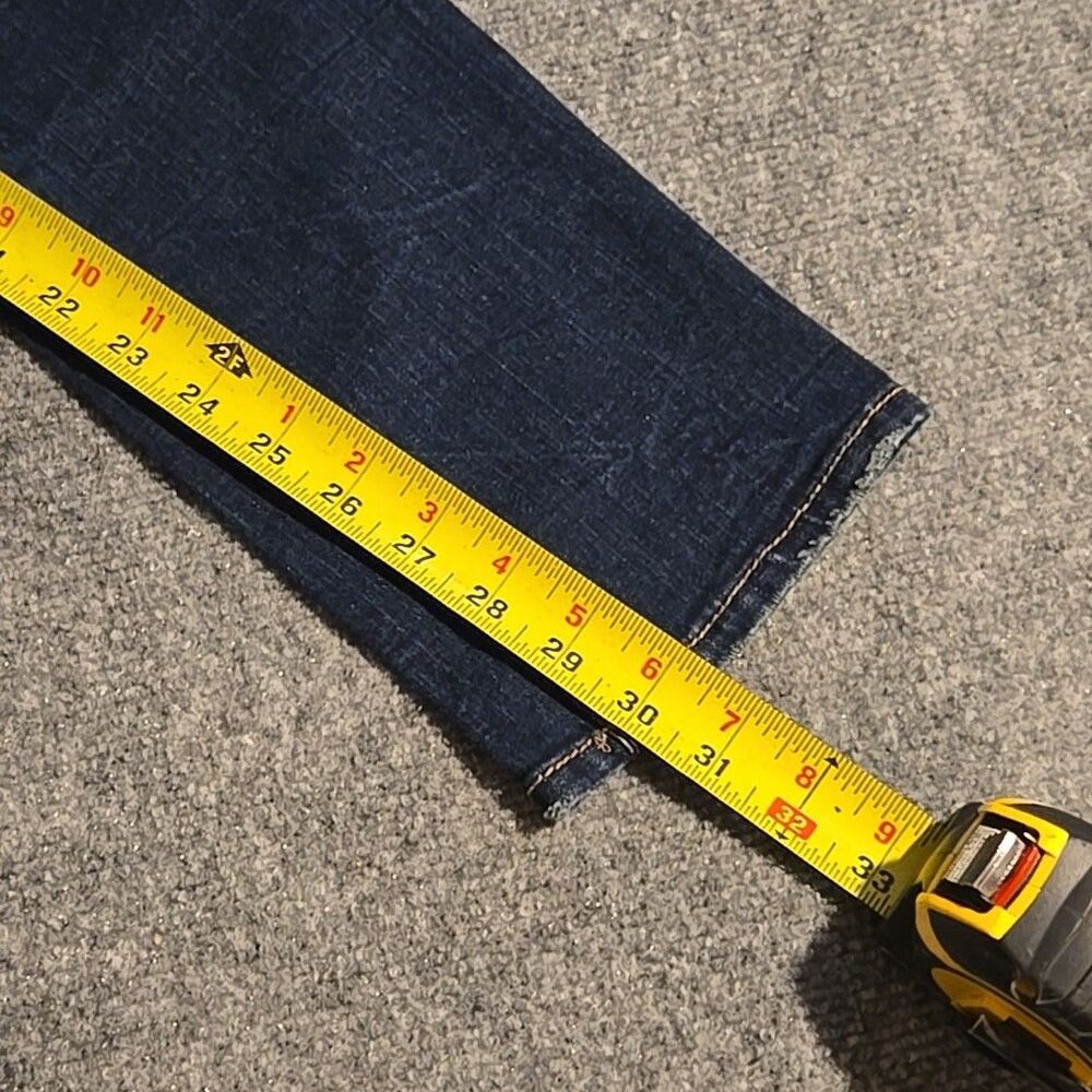 Aeropostale Skinny Denim Jeans Womens Size 8 Blue Distressed Straight - Picture 8 of 10